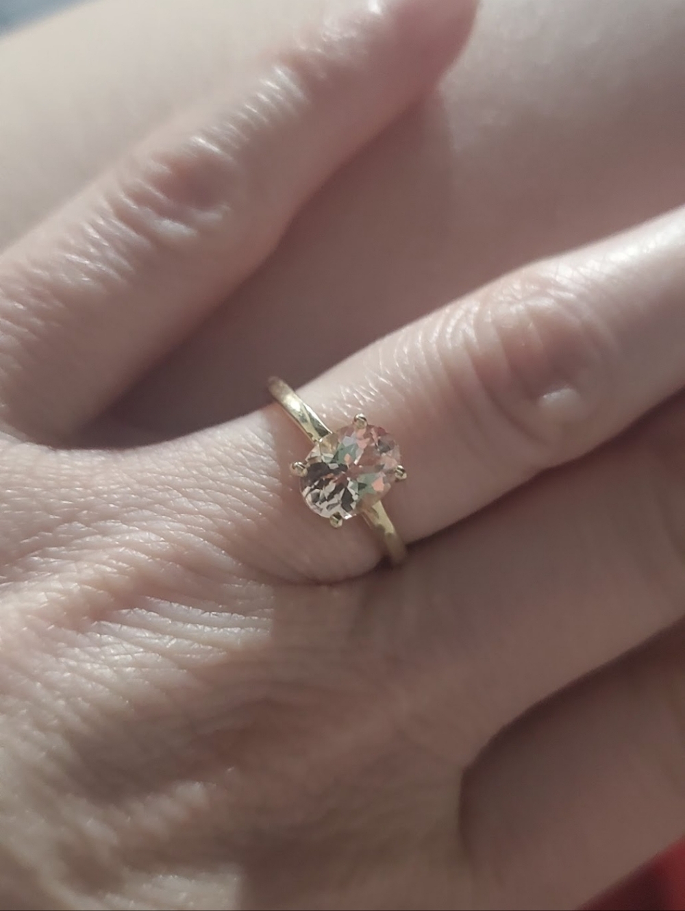 10k Morganite Ring
